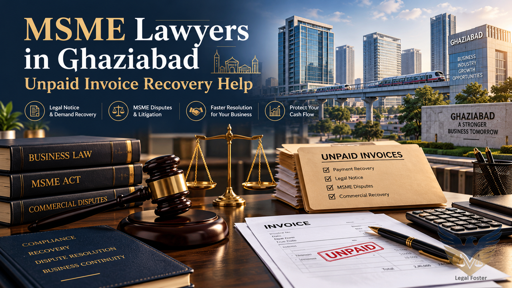 How Can MSME Lawyers in Ghaziabad Help Businesses Recover Unpaid Dues?