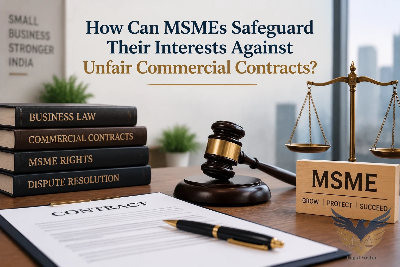 How Can MSMEs Safeguard Their Interests Against Unfair Commercial Contracts?