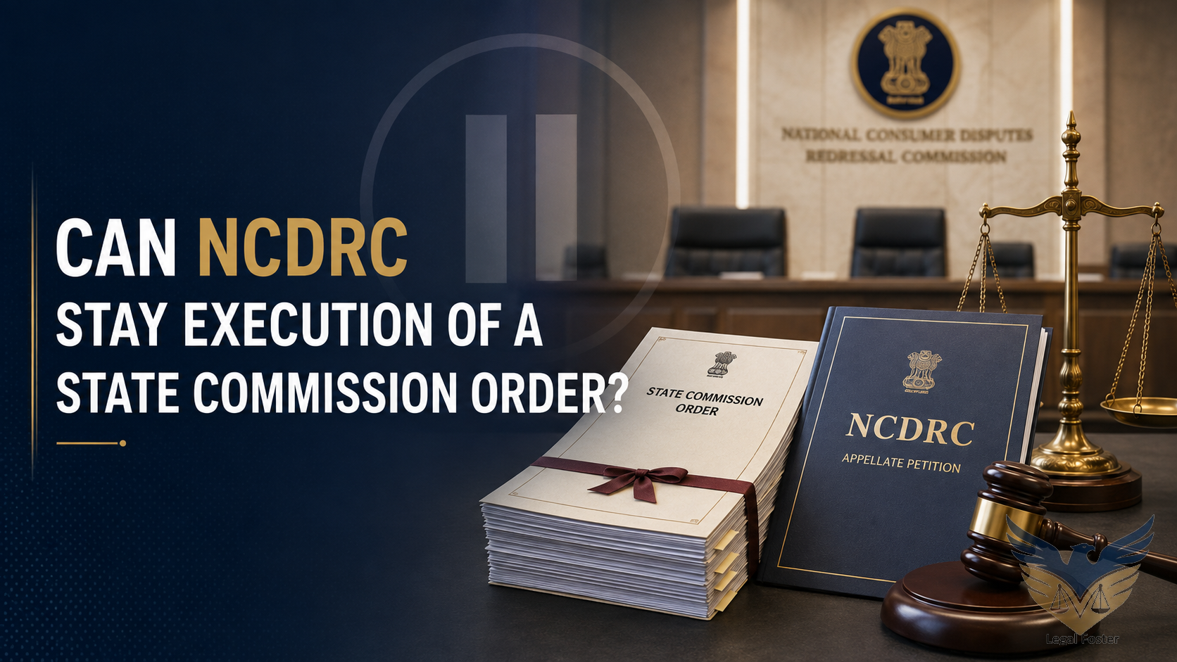 How Can NCDRC Provide Relief Against Execution of a State Commission Order During Appeal?