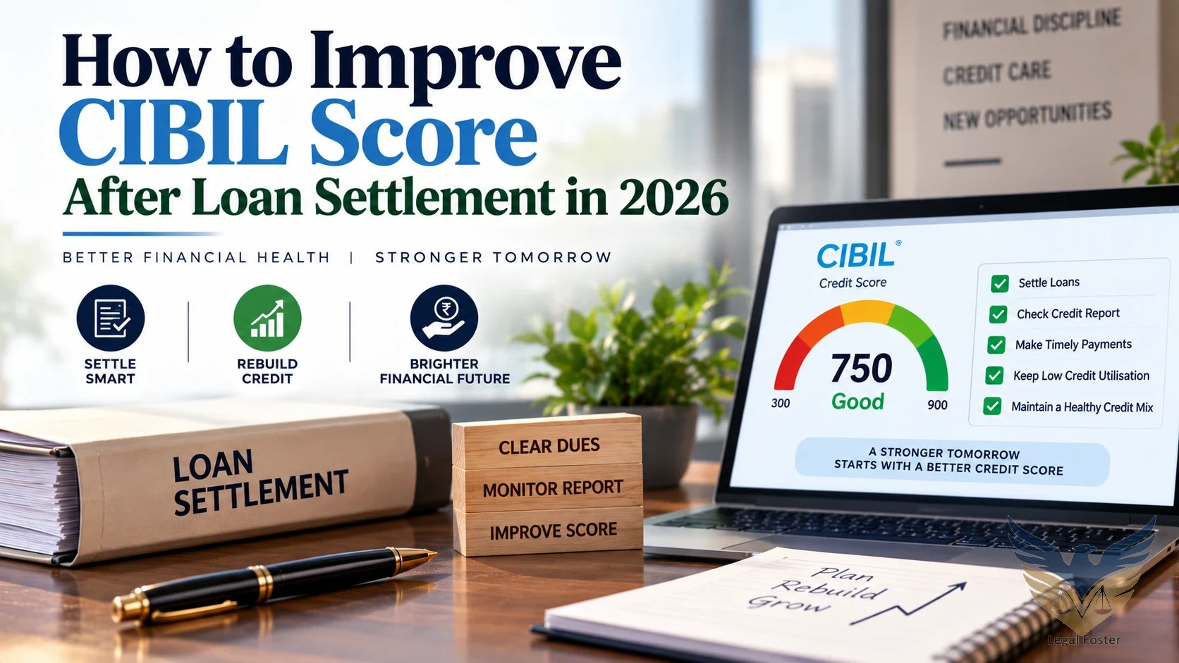 How Can You Improve Your CIBIL Score After Loan Settlement in 2026?
