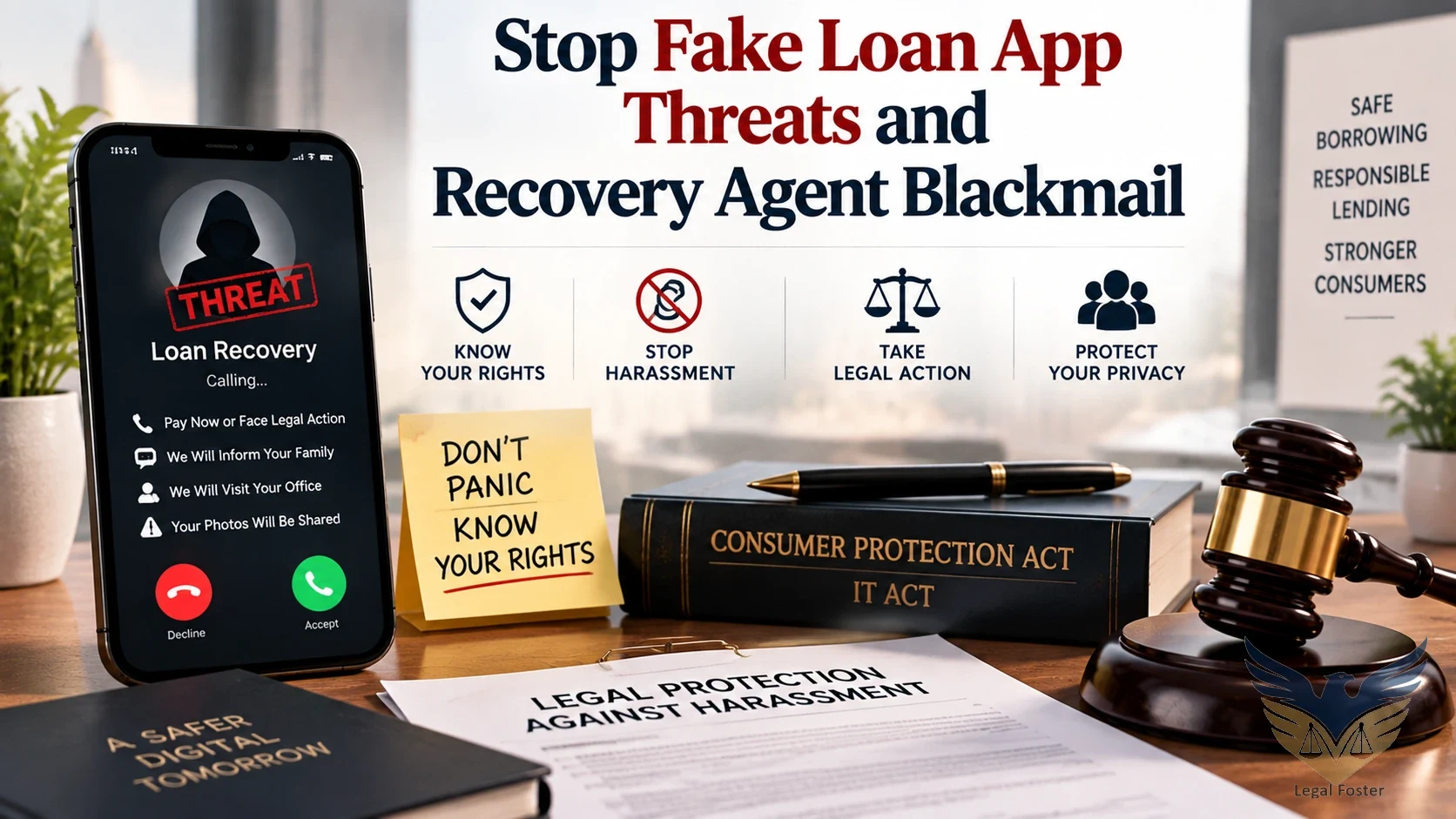 How Can You Stop Fake Threats and Blackmail by Loan App Recovery Agents?