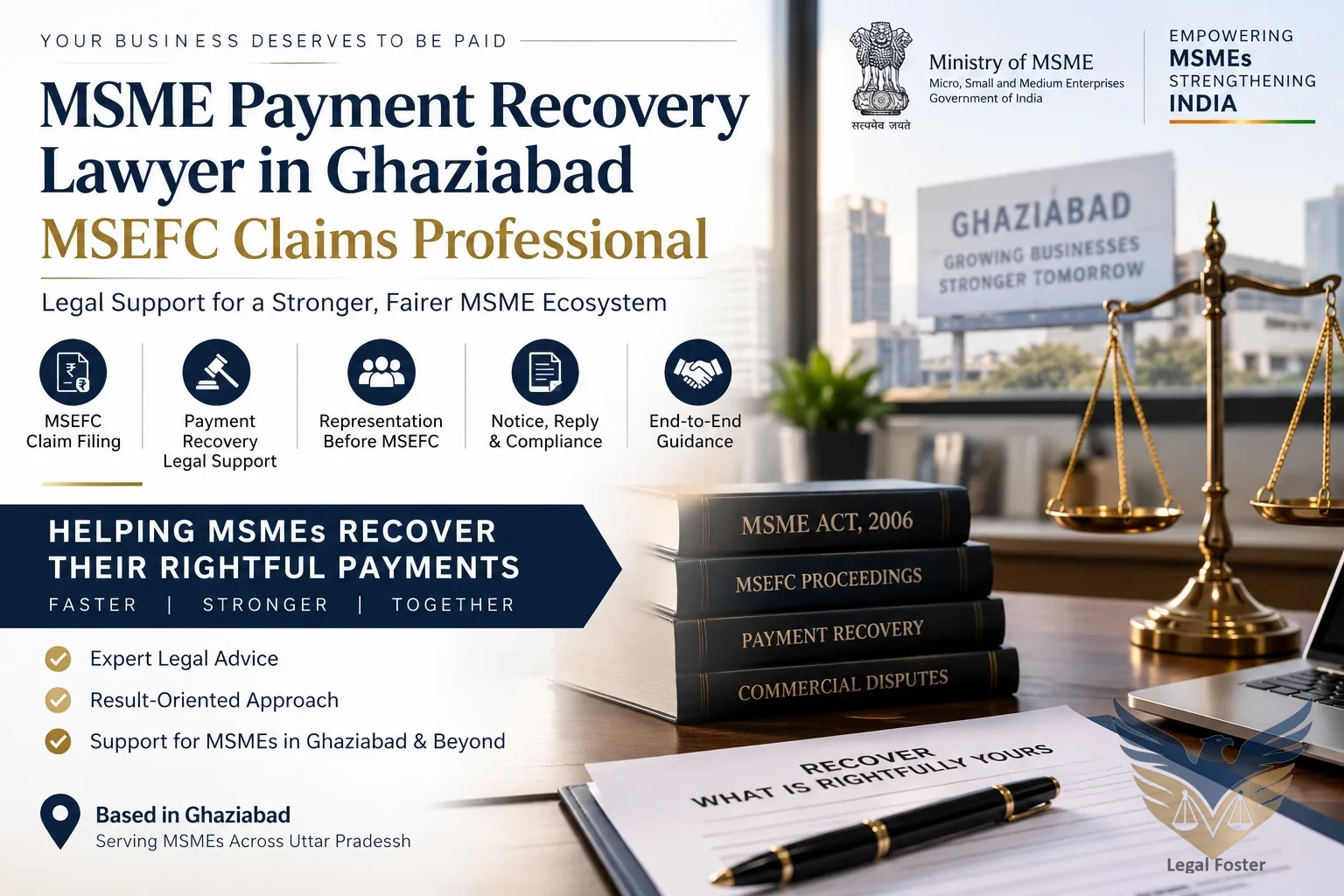 How MSME Lawyers in Ghaziabad Court Assist with Payment Recovery