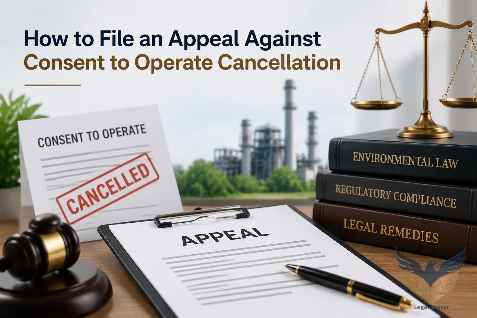 How to File an Appeal Against Consent to Operate Cancellation