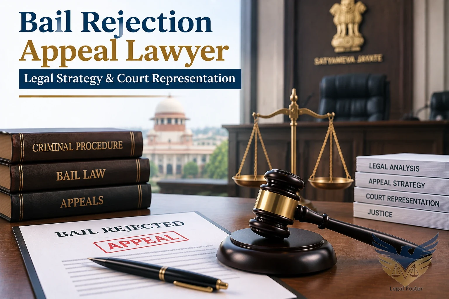 How to Handle Bail Rejection Through Proper Legal Strategy and Court Representation?