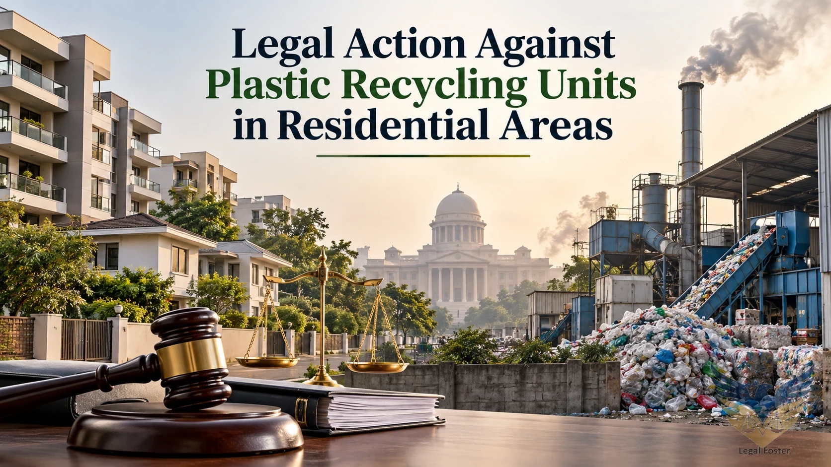 Legal Action Against Plastic Recycling Units Operating in Residential Areas in India
