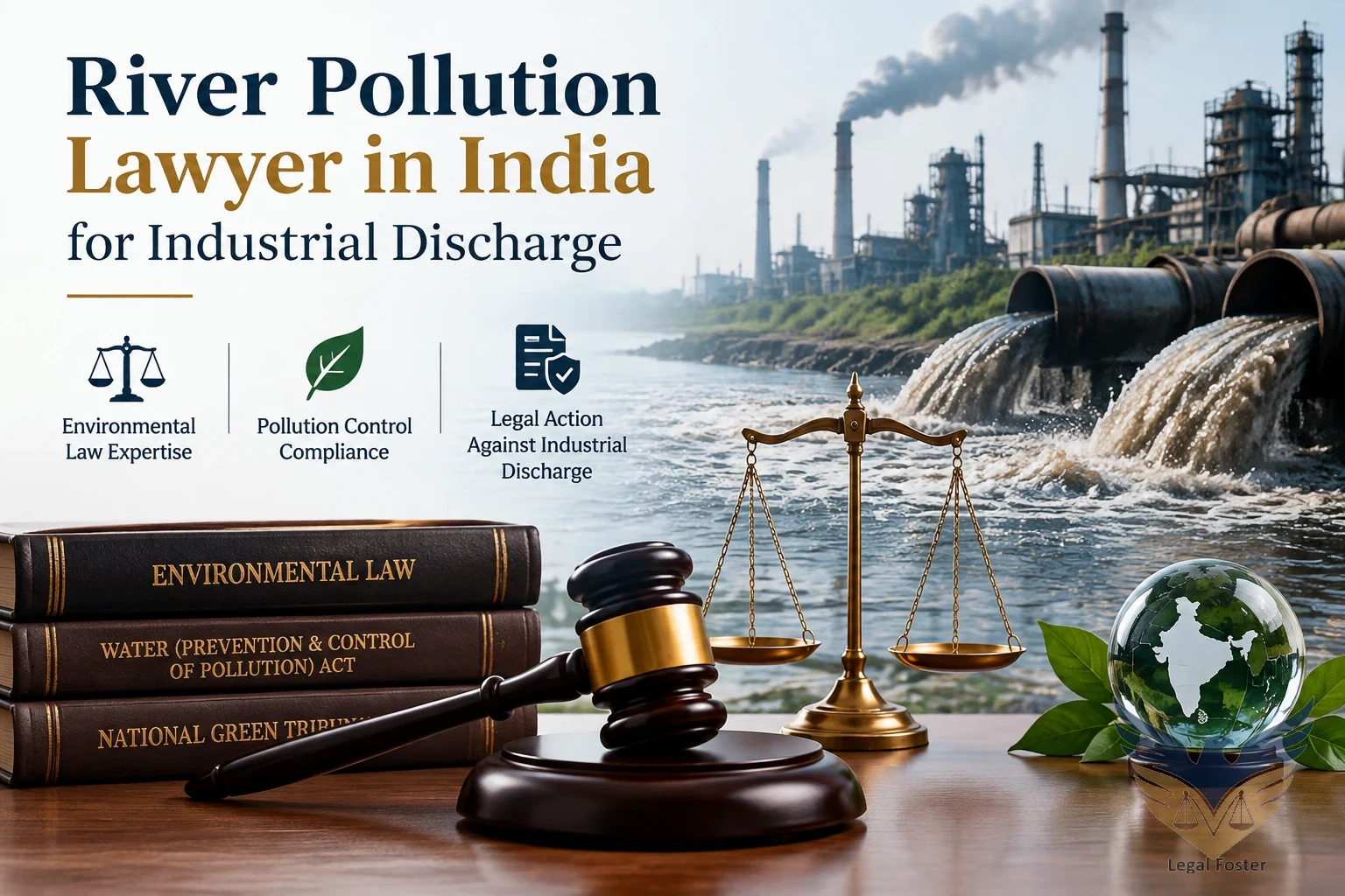 Legal Action Against River Pollution Caused by Industrial Discharge