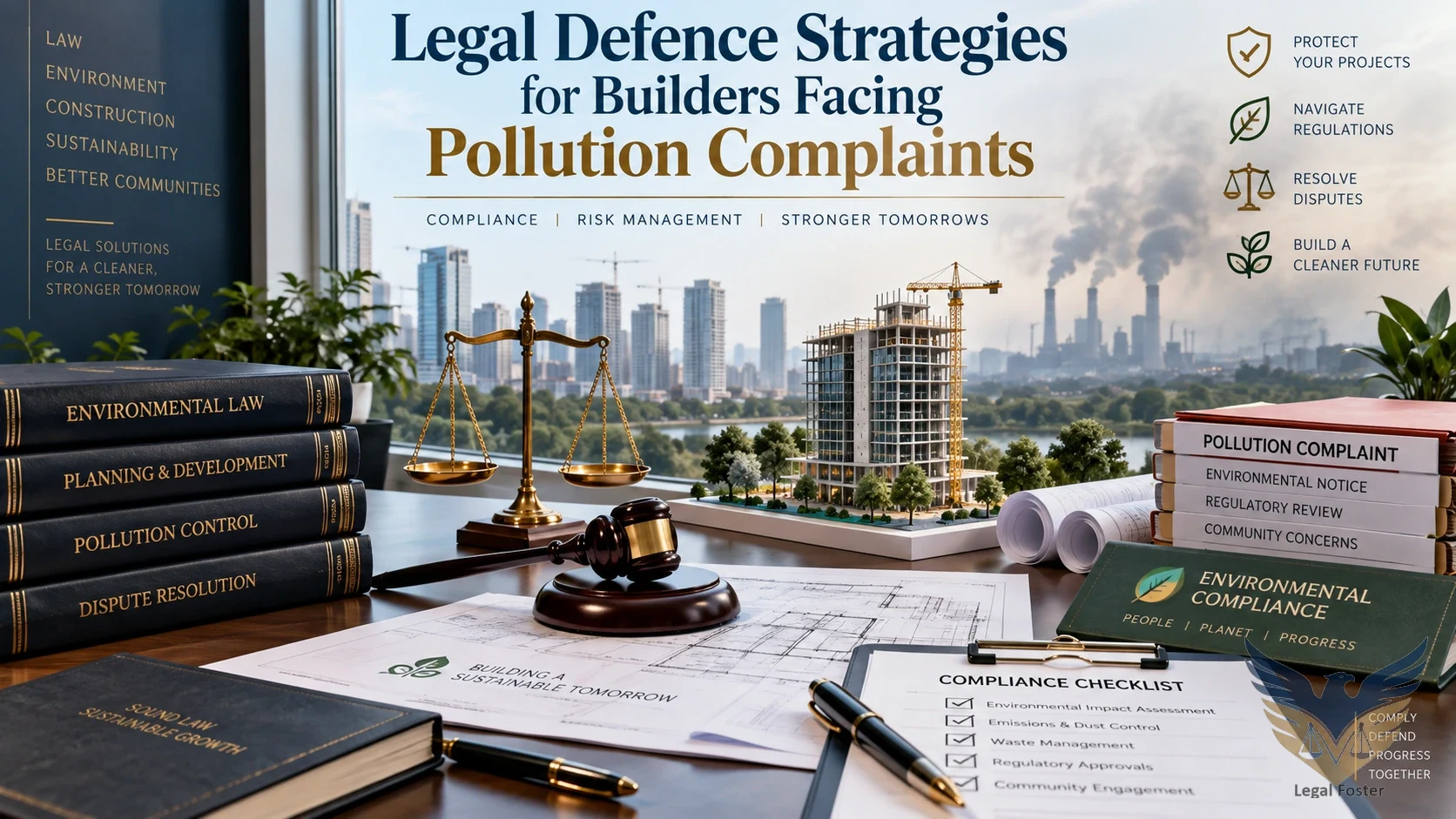 Legal Defence Strategies for Builders Facing Pollution Complaints in India
