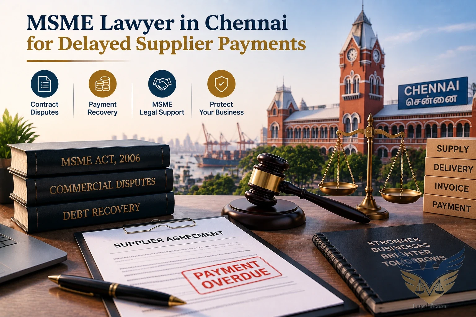 MSME Lawyer in Chennai for Recovering Delayed Supplier Payments and Business Dues