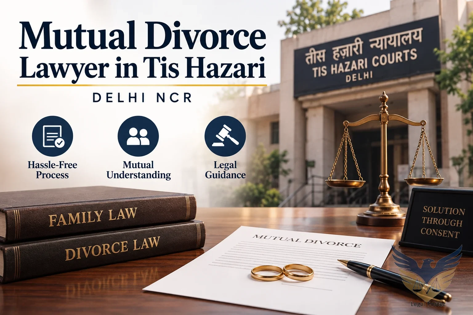 Mutual Divorce Lawyer in Tis Hazari for Quick and Smooth Settlement