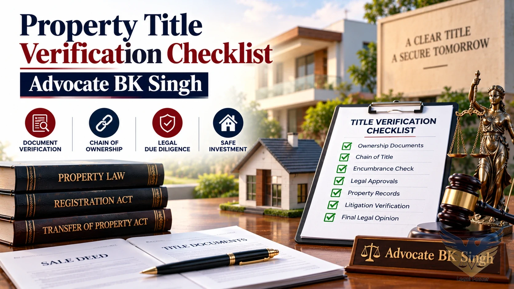 Property Title Verification Checklist Why Hire Advocate BK Singh Before Buying a Home?
