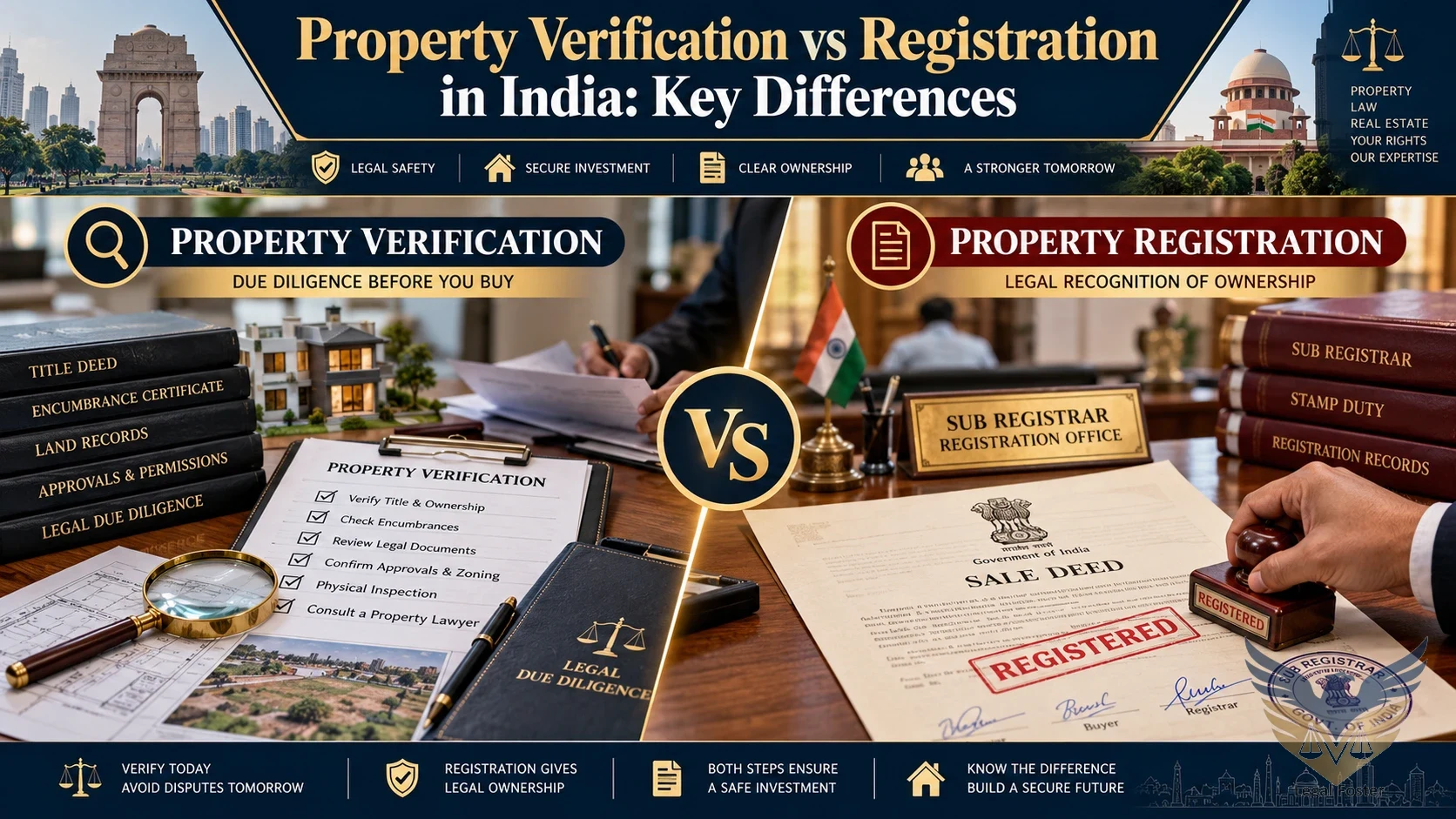 Property Verification vs Property Registration in India: What Are the Key Differences?