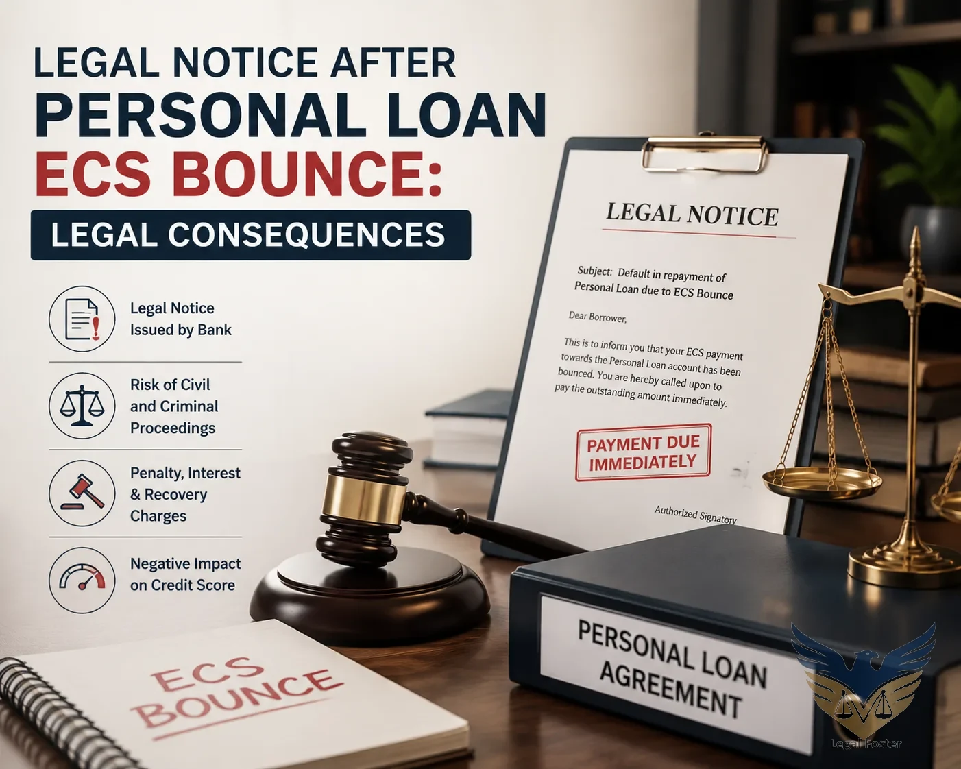 Received a Legal Notice After Personal Loan ECS Bounce? Know the Possible Legal Consequences