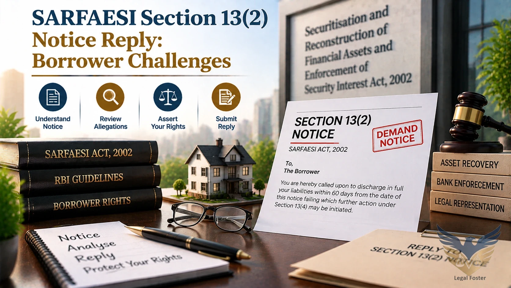 SARFAESI Section 13(2) Notice Reply: Understanding Challenges Borrowers May Face After Bank Notice