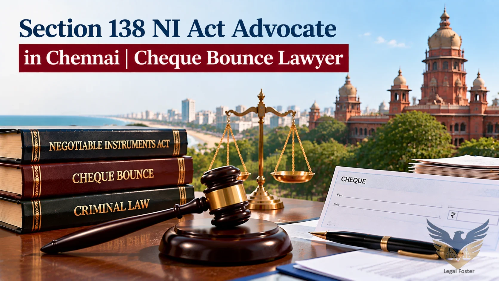 Section 138 NI Act Advocate in Chennai For Legal Notice & Filing Solutions