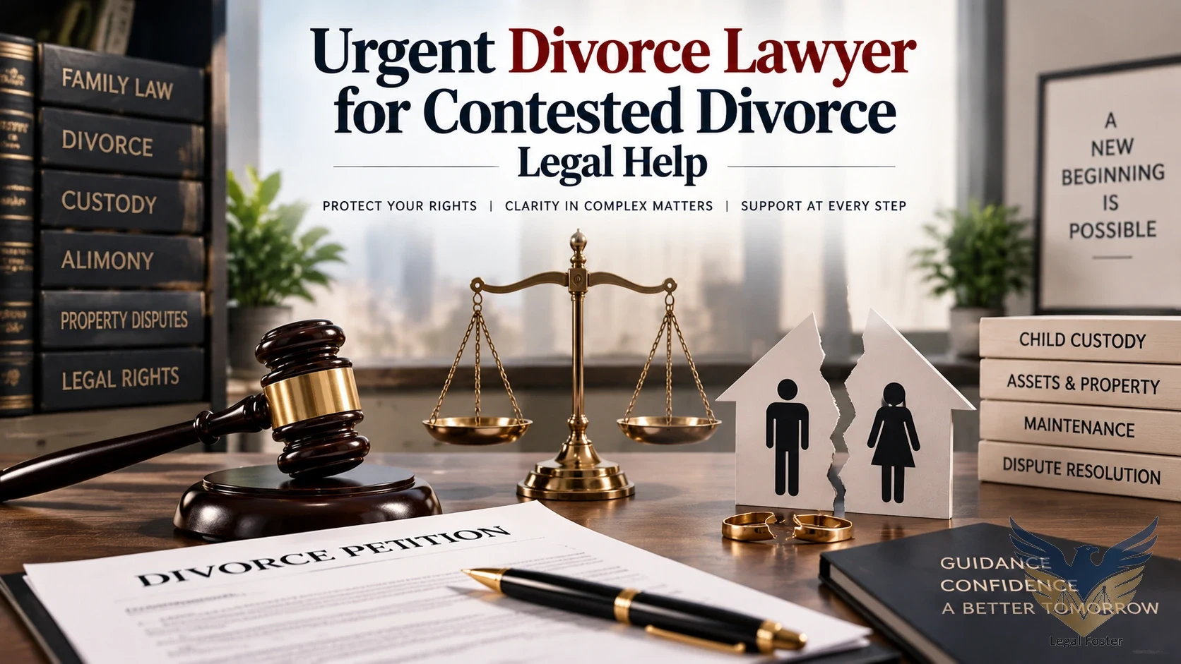 Urgent Divorce Lawyer for Contested Divorce Strategy: When to Hire Legal Help