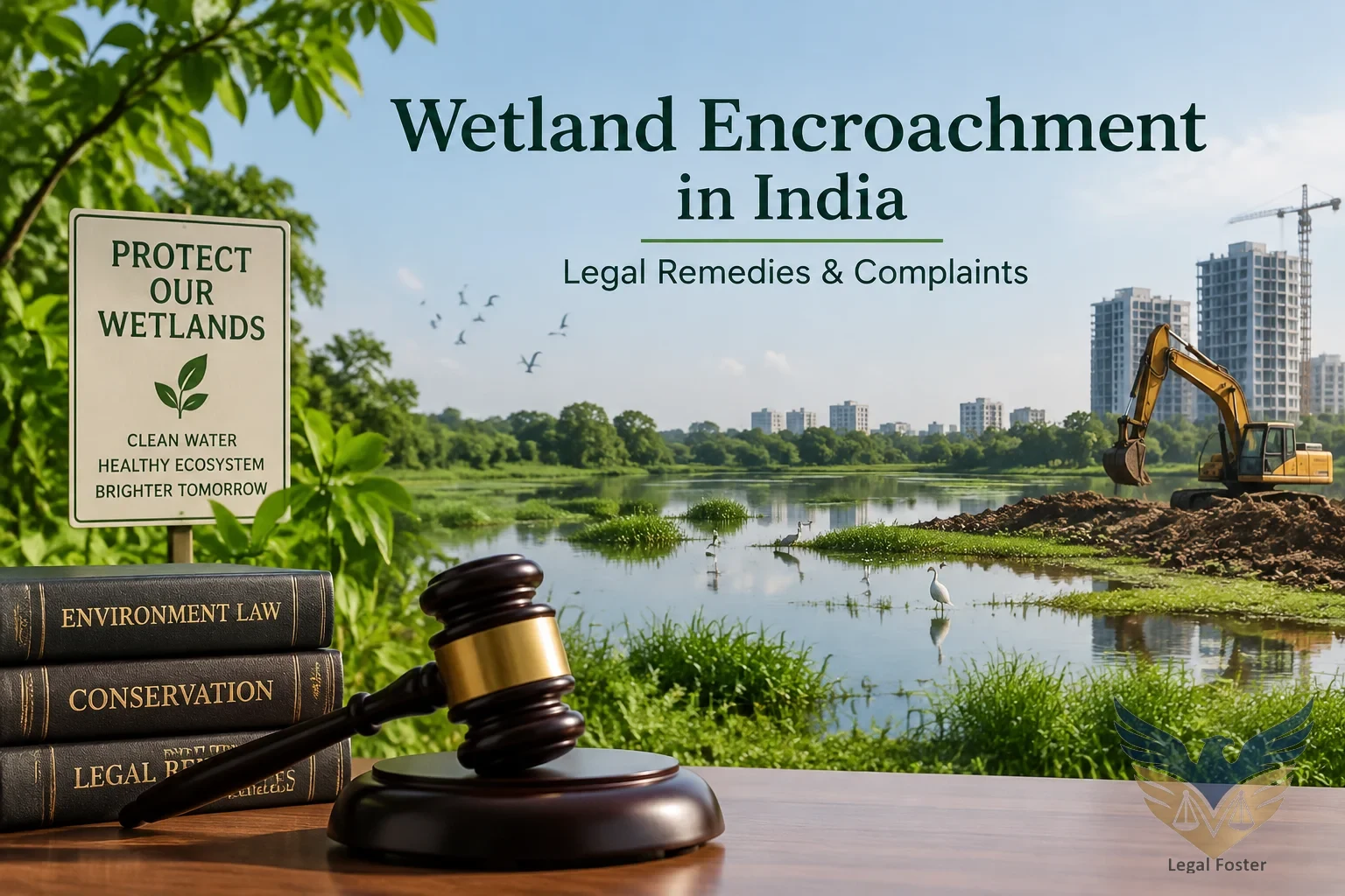 Wetland Encroachment in India: Legal Remedies, Complaints and Restoration Process