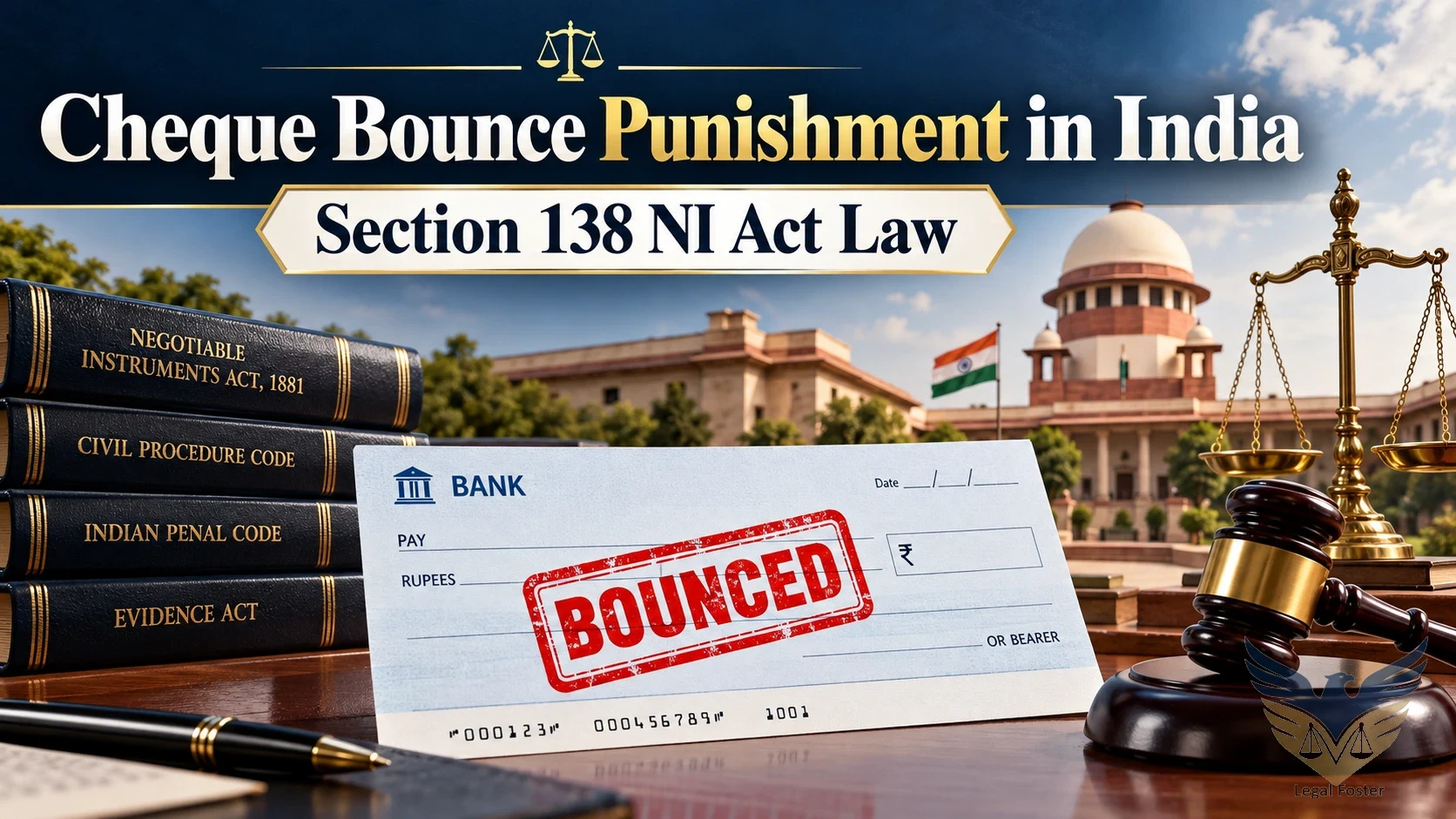 What Are the Legal Penalties and Punishments for a Cheque Bounce Case in India?