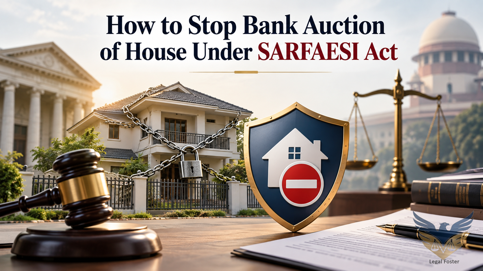 What Legal Options Can Help Stop a Bank Auction of Your House Under SARFAESI?