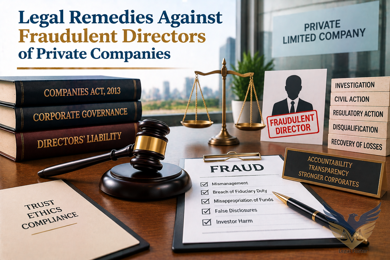 What Legal Remedies Are Available Against Fraudulent Directors of Private Companies?