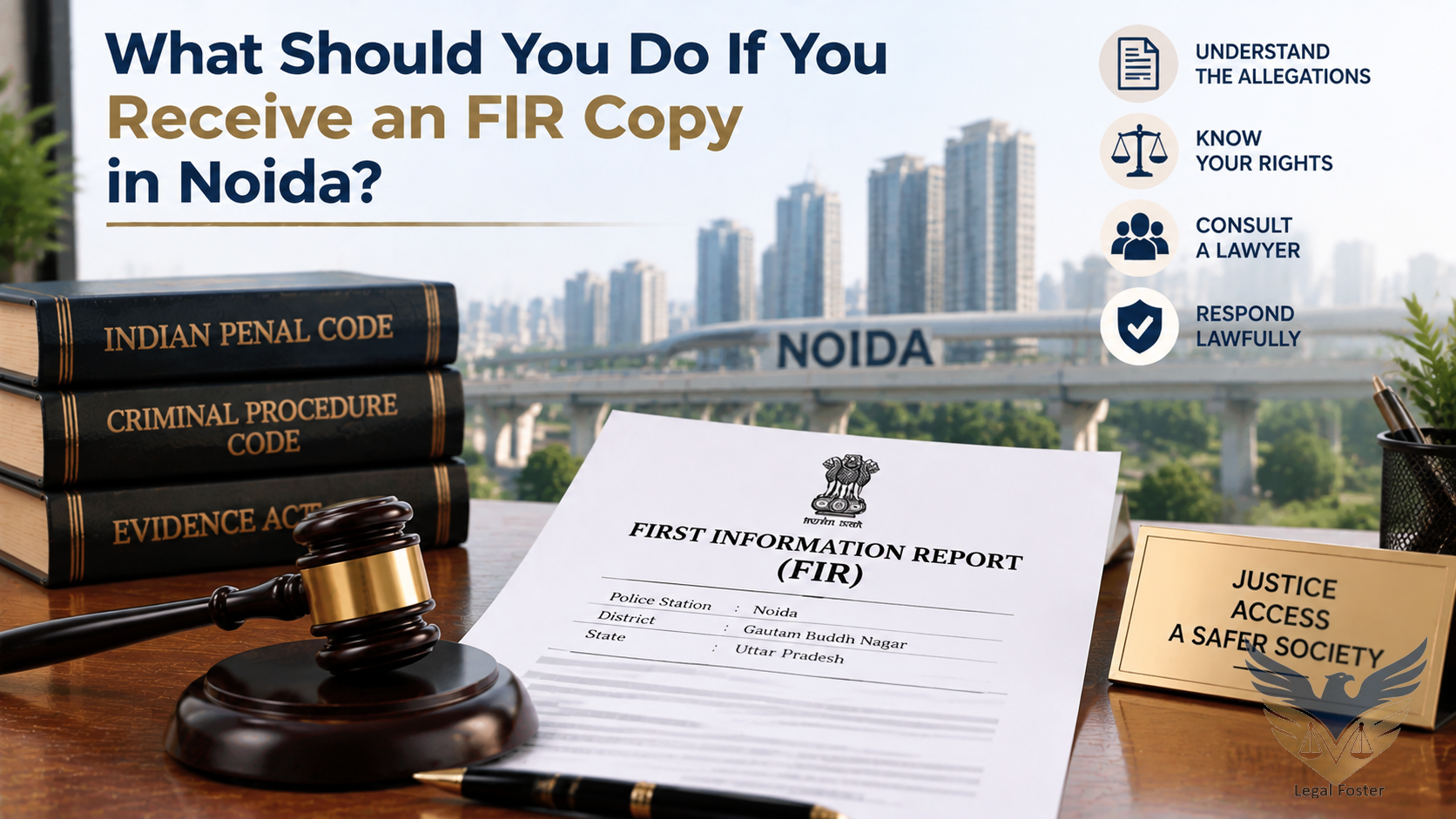 What Should You Do If You Receive an FIR Copy in Noida?