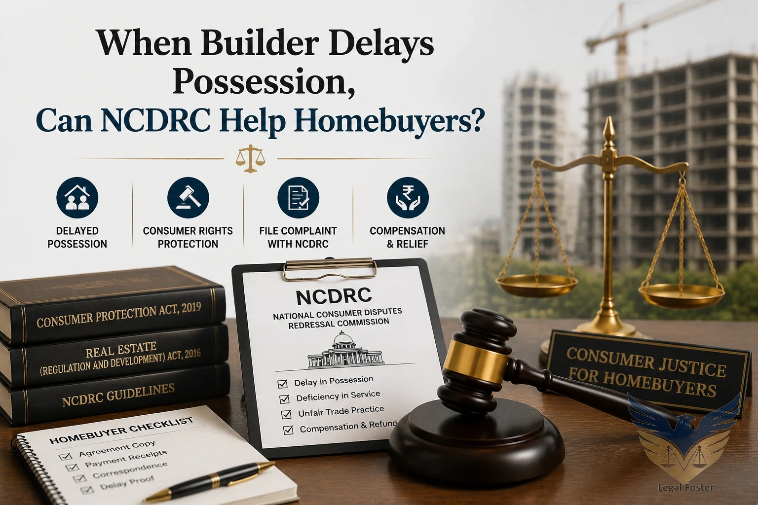 When Builder Delays Possession, Can NCDRC Provide Relief to Homebuyers?