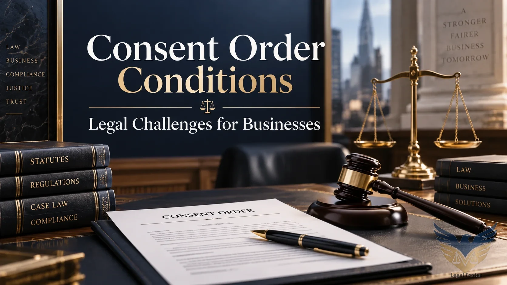 When Can Businesses Legally Challenge Conditions in a Consent Order?