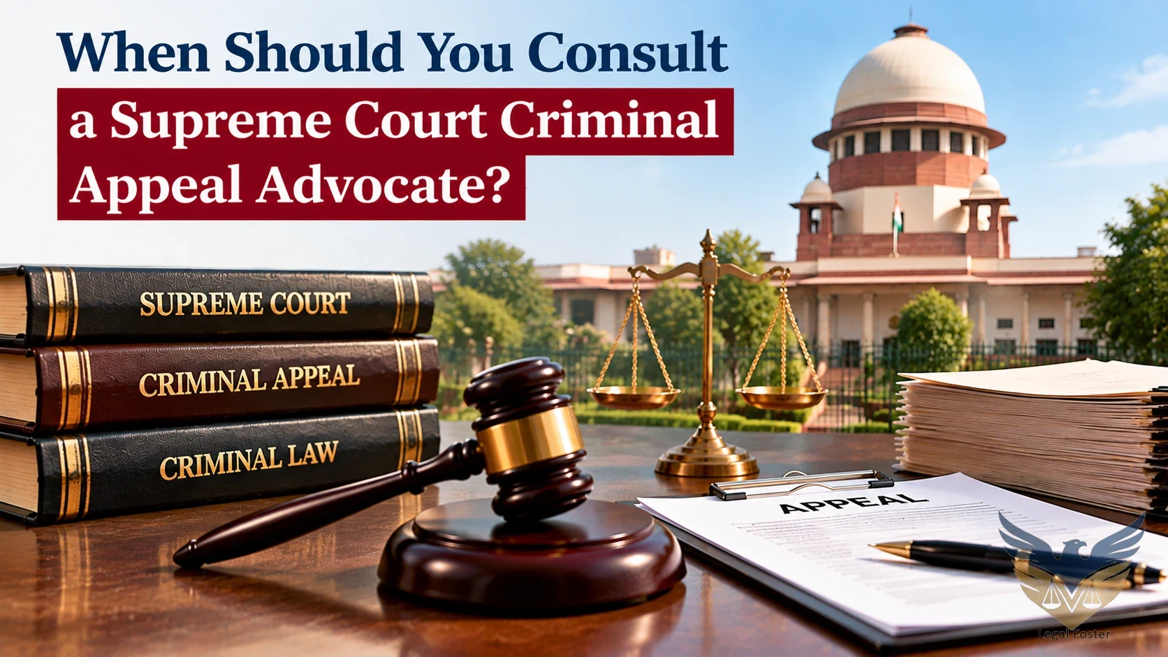 When Should You Consult a Supreme Court Advocate for Criminal Appeal Matters?