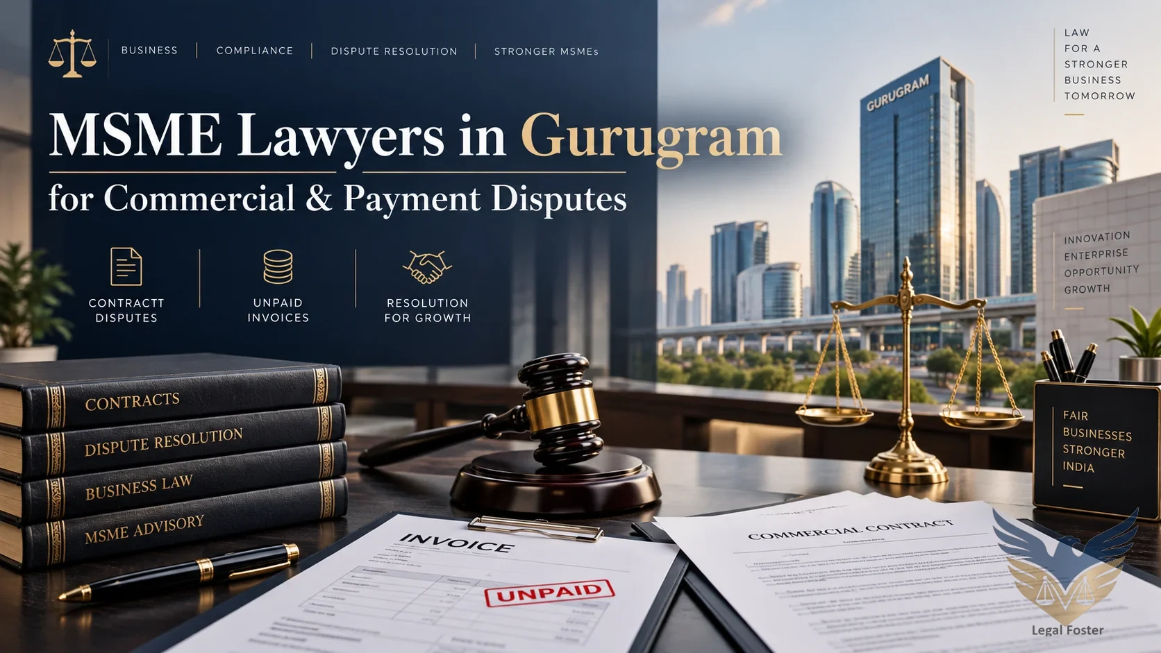 Why Businesses Need MSME Lawyers in Gurugram for Commercial Disputes