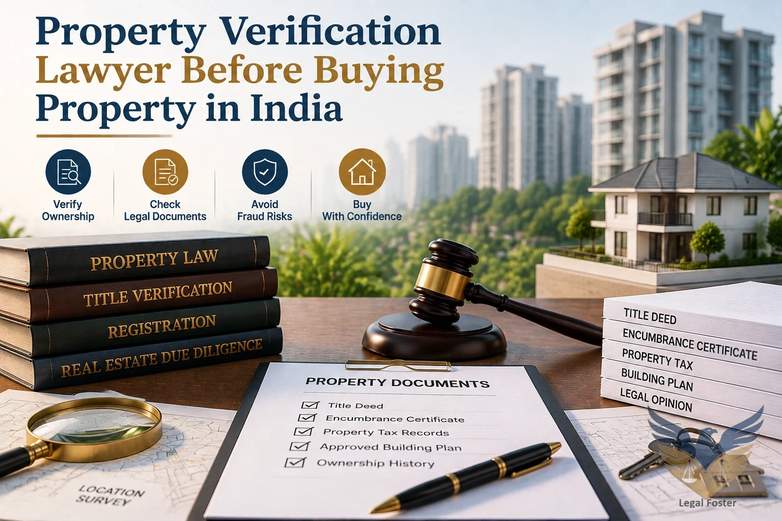 Why Hire a Property Verification Lawyer Before Buying Real Estate in India?