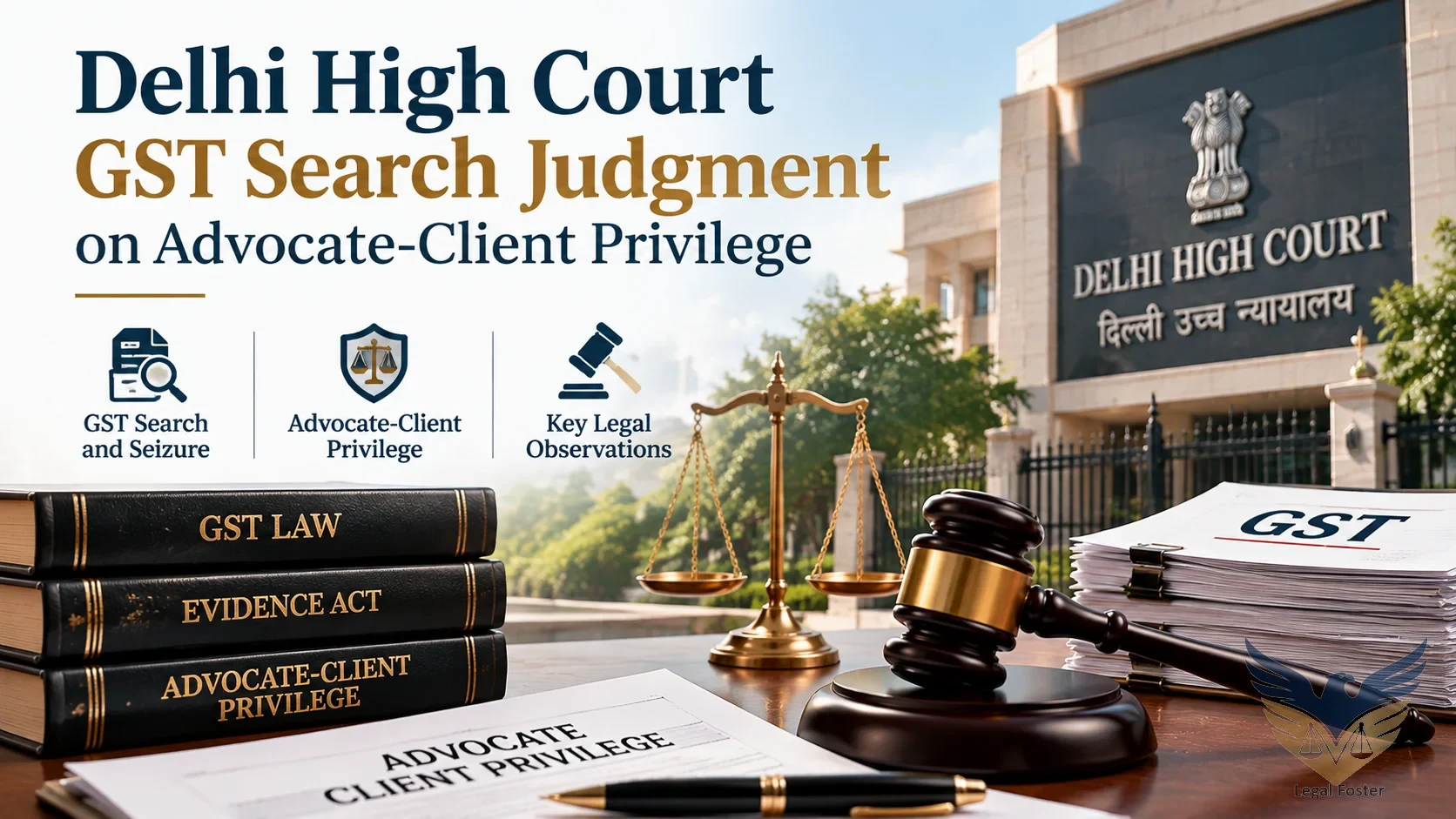 Delhi High Court GST Search Judgment Advocate-Client Privilege and Limits of GST Investigation Powers