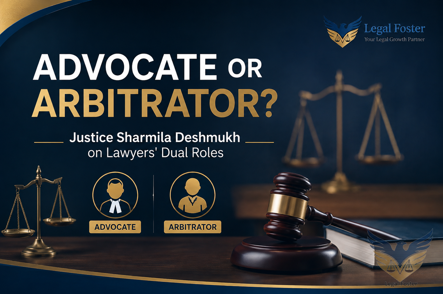 Advocate or Arbitrator? Justice Sharmila Deshmukh Highlights Why Lawyers Must Master Both Roles