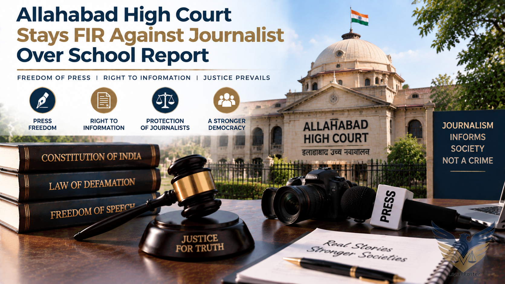 Allahabad High Court Stays FIR Against Journalist Who Reported Poor School Conditions
