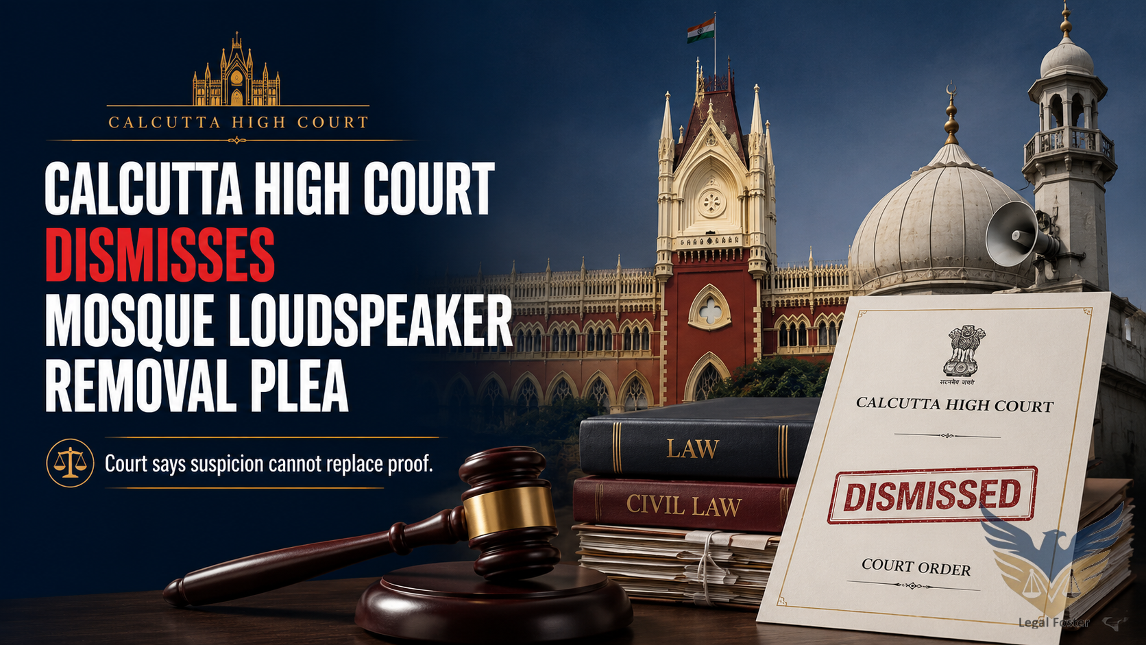 Calcutta High Court Dismisses Plea Against Mosque Loudspeaker Removal, Citing Lack of Evidence