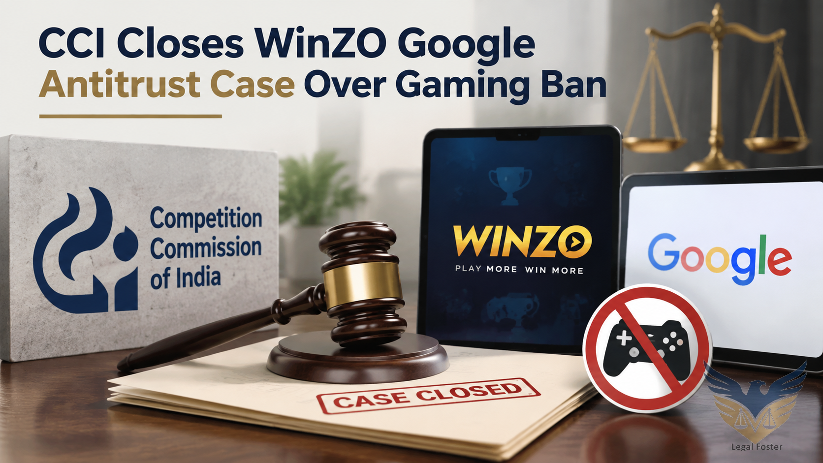 CCI Closes WinZO Antitrust Case Against Google Over Online Gaming Ban Dispute
