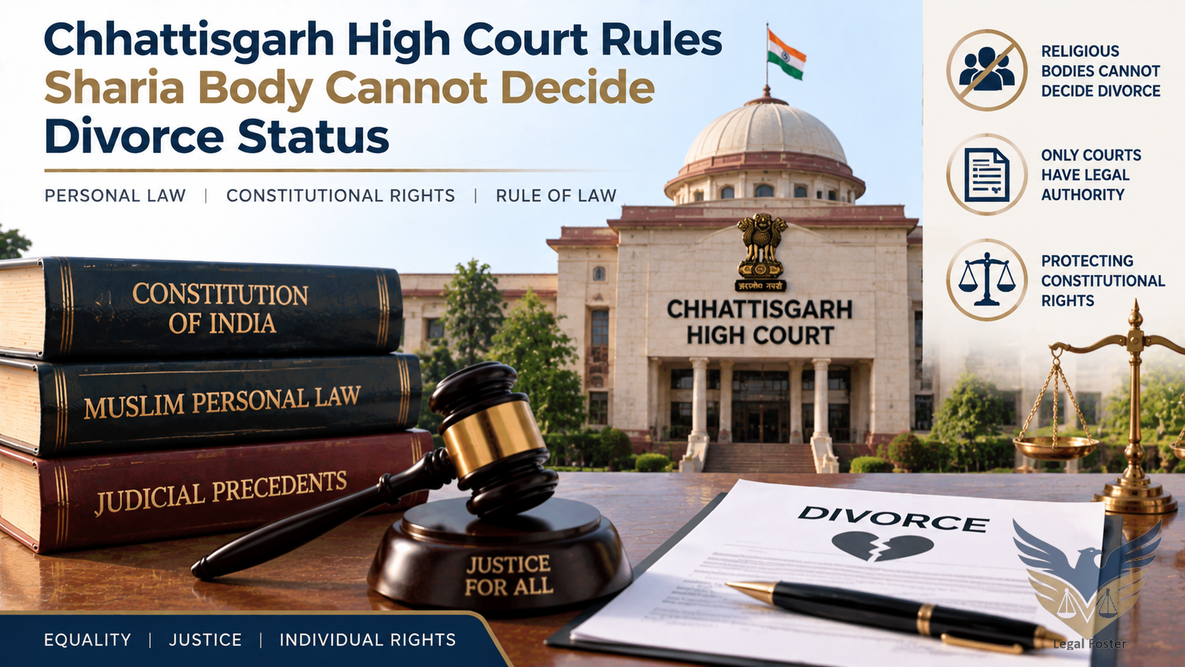 Chhattisgarh High Court Rules Sharia Body Cannot Decide Divorce Status of Muslim Women