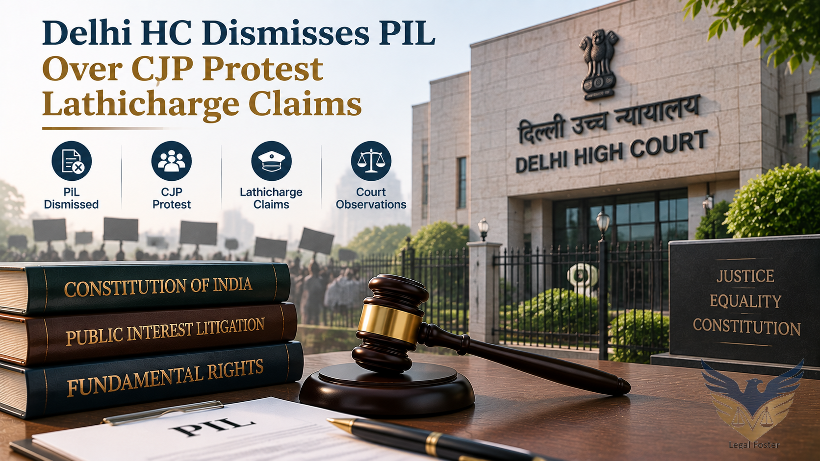 Delhi HC Declines PIL Seeking Probe Into Conflicting Claims Over CJP Protest Lathi charge