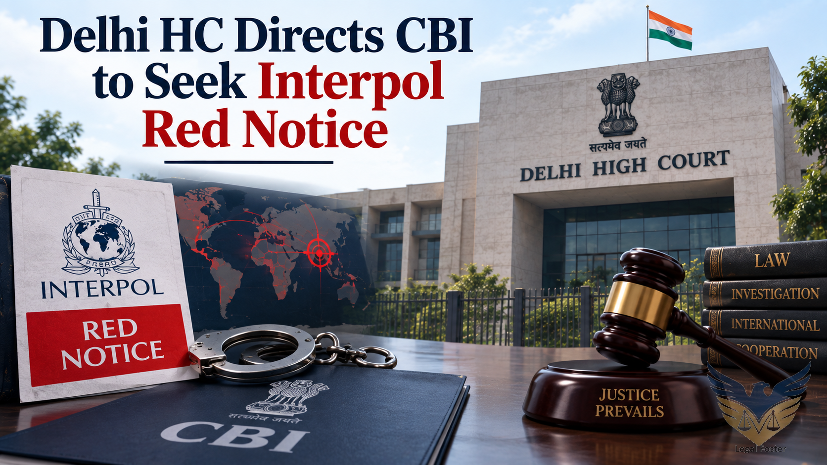 Delhi HC Directs CBI to Seek Interpol Red Notice Against Man Accusing Indian Courts