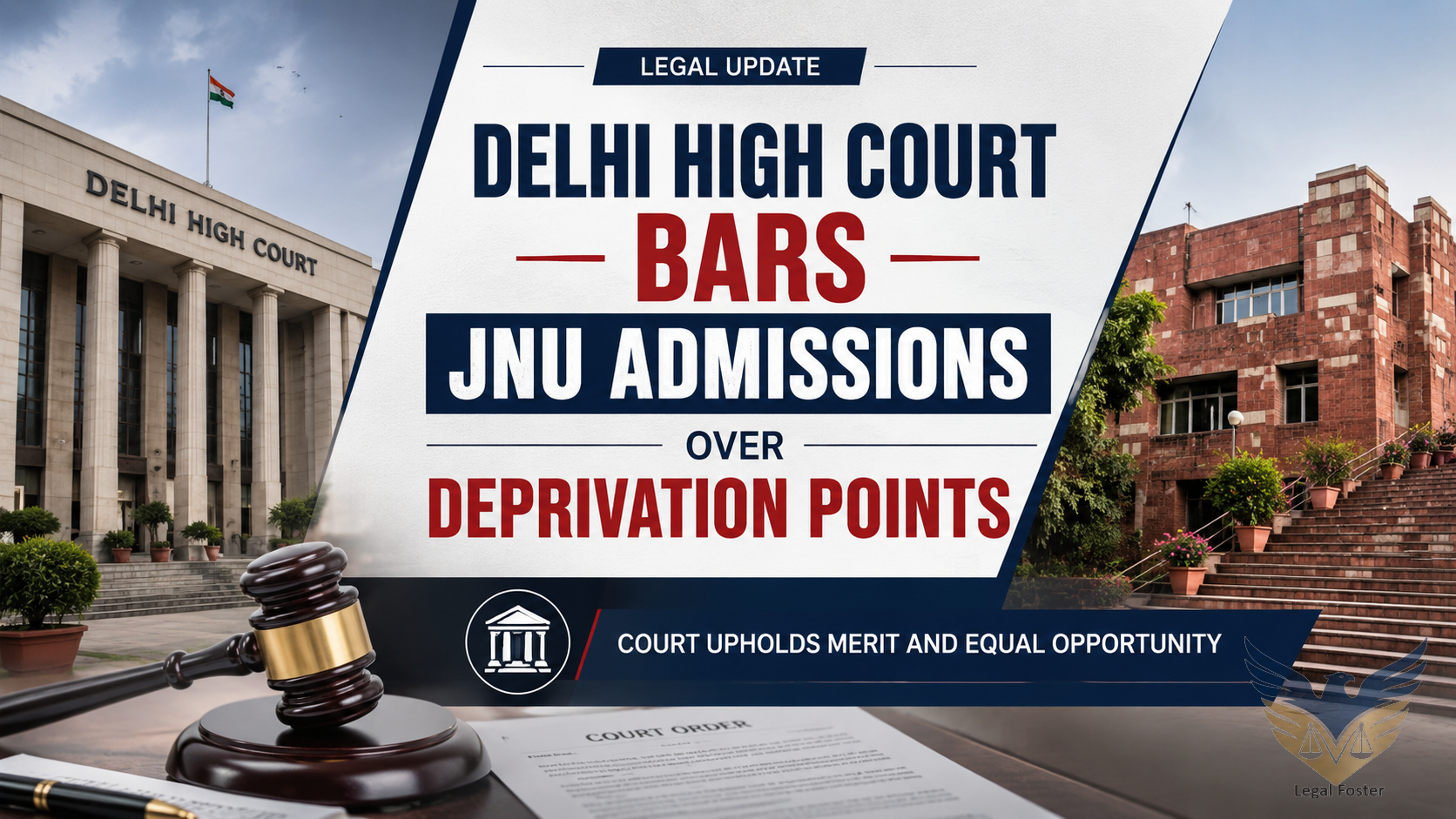 Delhi High Court Bars JNU From Admissions Based on Deprivation Points