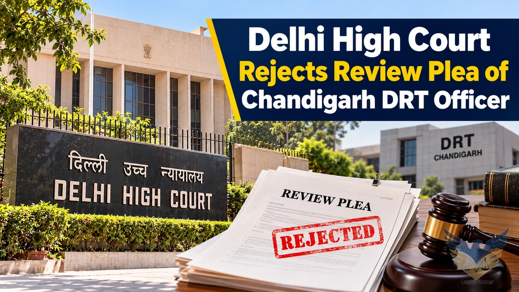 Delhi High Court Dismisses Plea to Review Suspension of Chandigarh DRT Officer