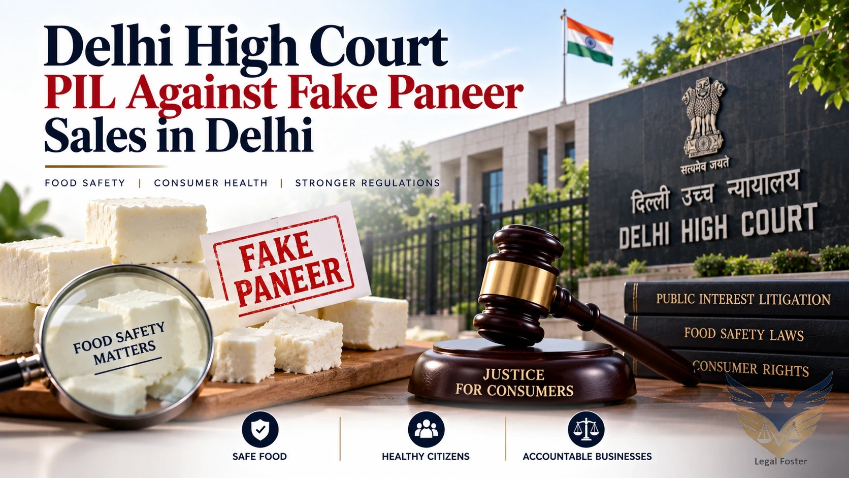 Delhi High Court PIL Seeks Crackdown on Non-Dairy Products Sold as Paneer