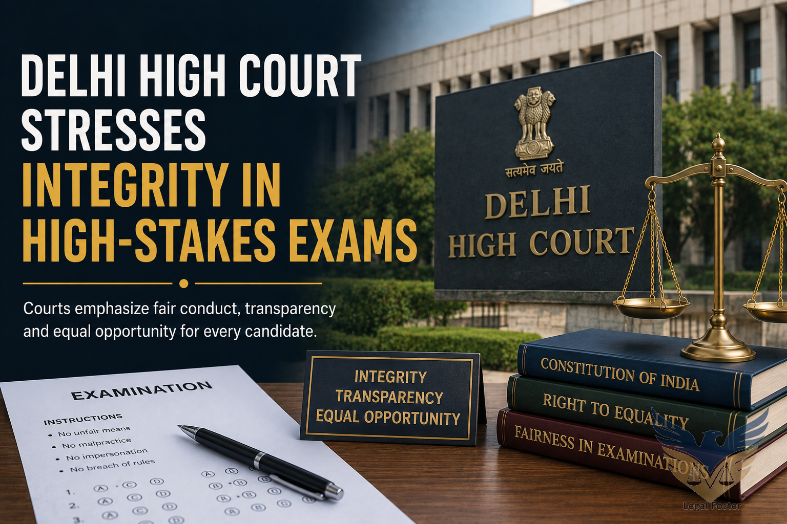Delhi High Court Says Candidates and Authorities Both Must Protect Integrity of High-Stakes Exams