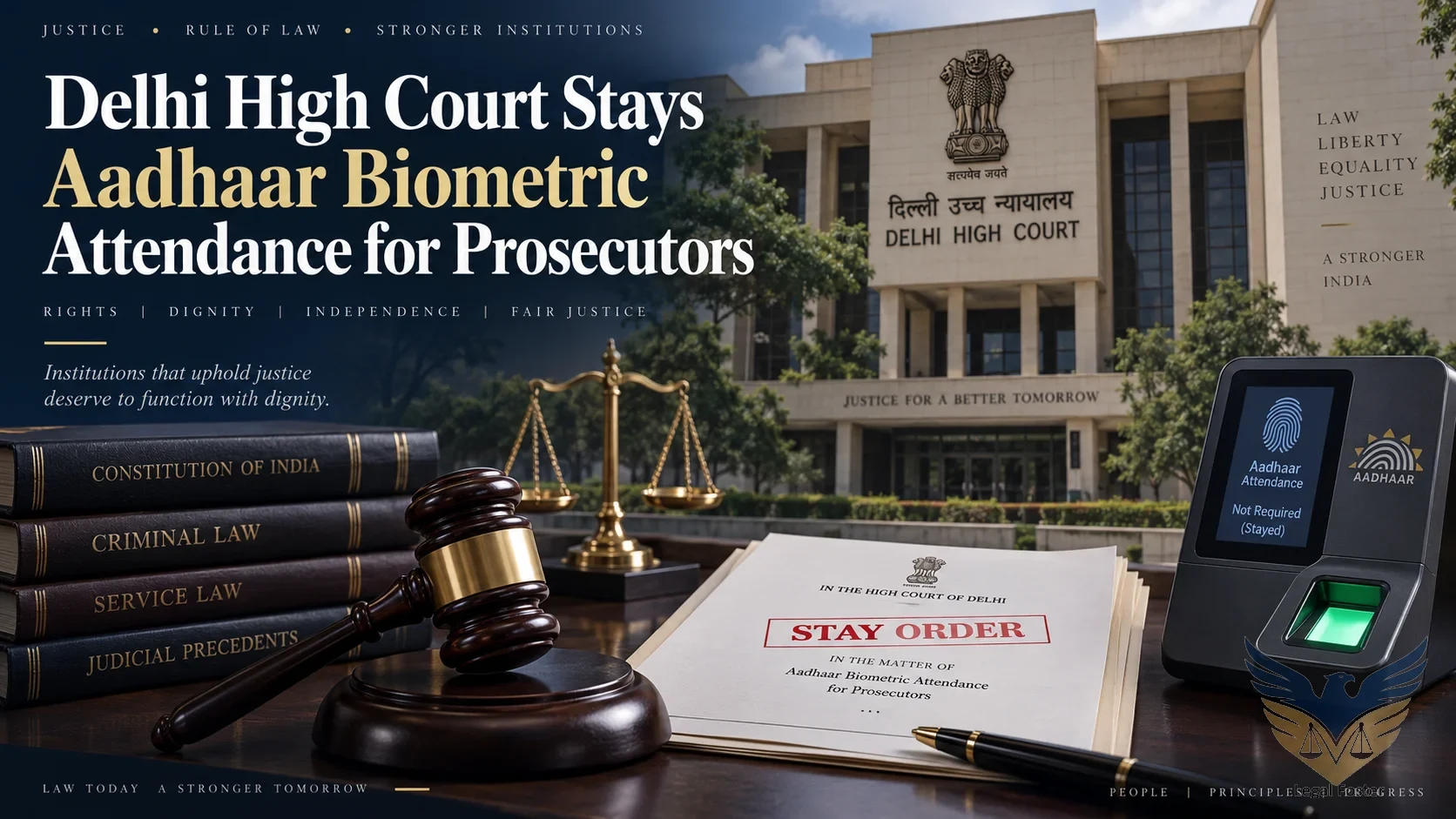 Delhi High Court Stays Mandatory Aadhaar Biometric Attendance Order for Public Prosecutors
