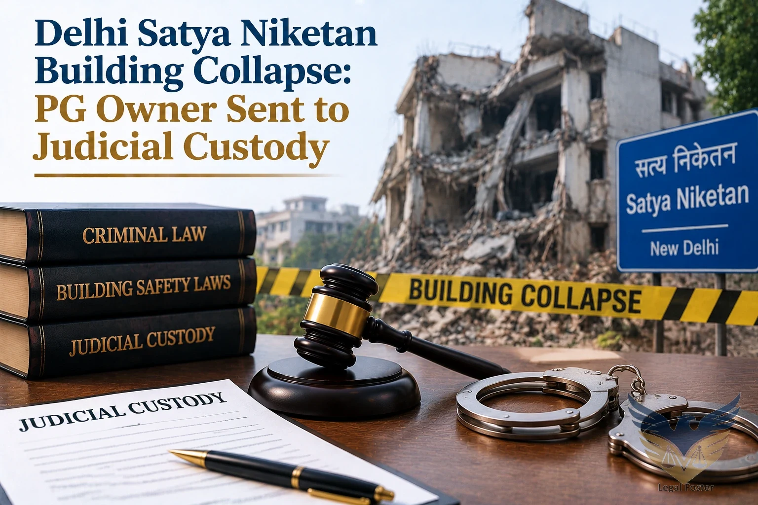 Delhi Satya Niketan Building Collapse: PG Owner Hariram Gupta and Wife Sent to 14-Day Judicial Custody
