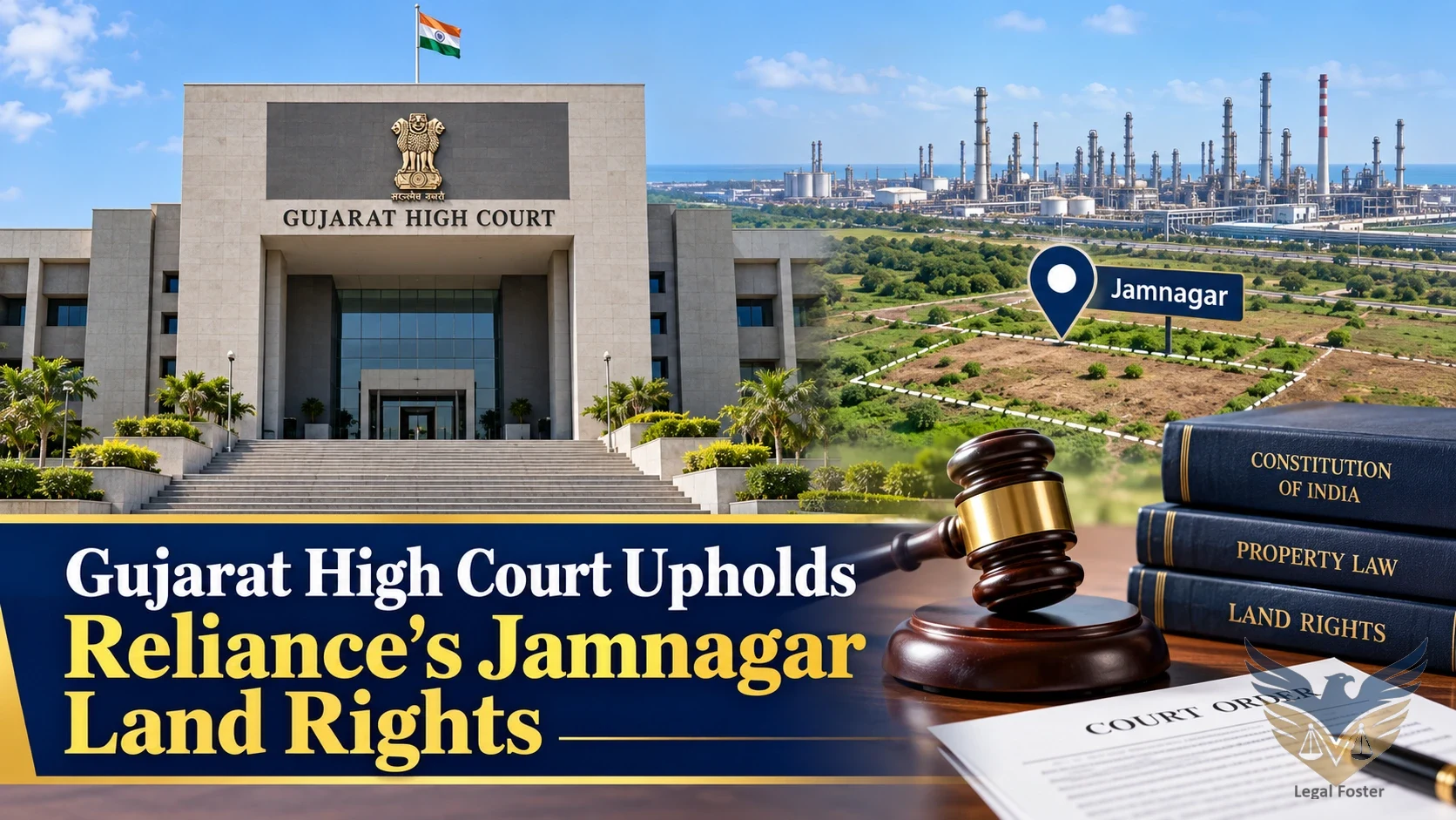 Gujarat High Court Dismisses State's Plea to Reclaim Land Allotted to Reliance Industries 33 Years Ago