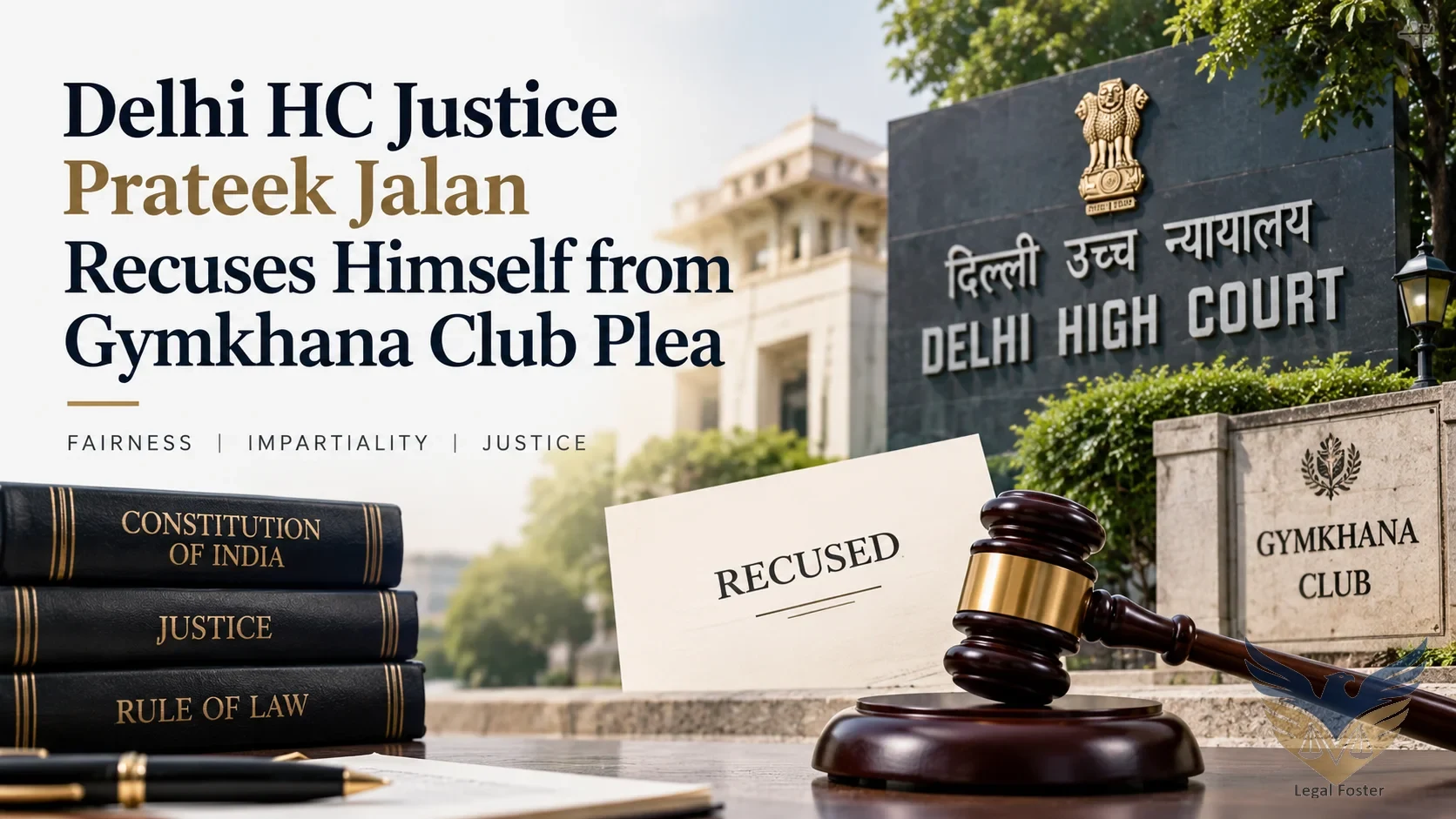 Gymkhana Club Staff Association’s Plea: Delhi HC Justice Prateek Jalan Recuses Himself