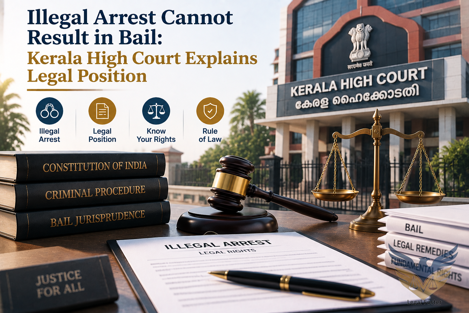 Illegal Arrest Warrant Cannot Result in Bail; Kerala HC Explains Legal Position