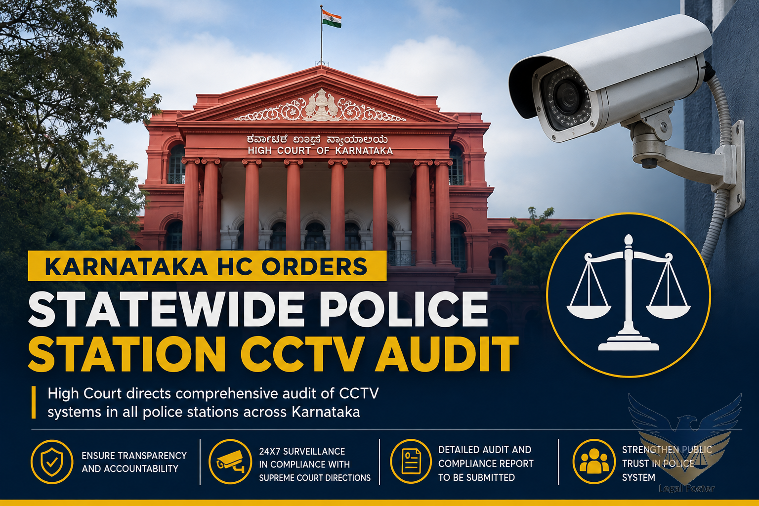 Karnataka High Court Seeks Statewide CCTV Audit to Ensure Compliance With Supreme Court Directions