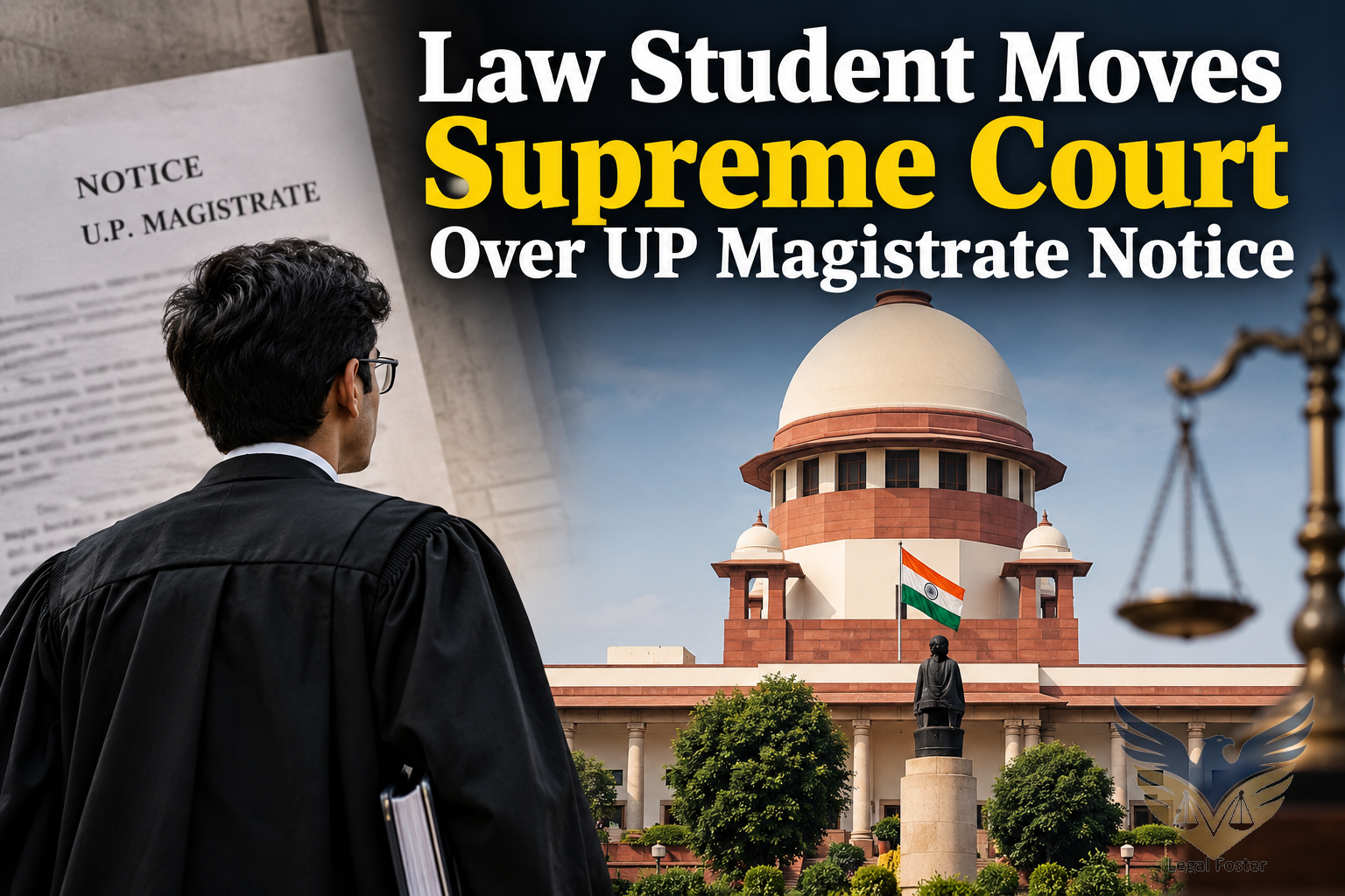 Law Student Approaches Supreme Court Over UP Government’s Alleged Failure to Act on Executive Magistrate’s Notice