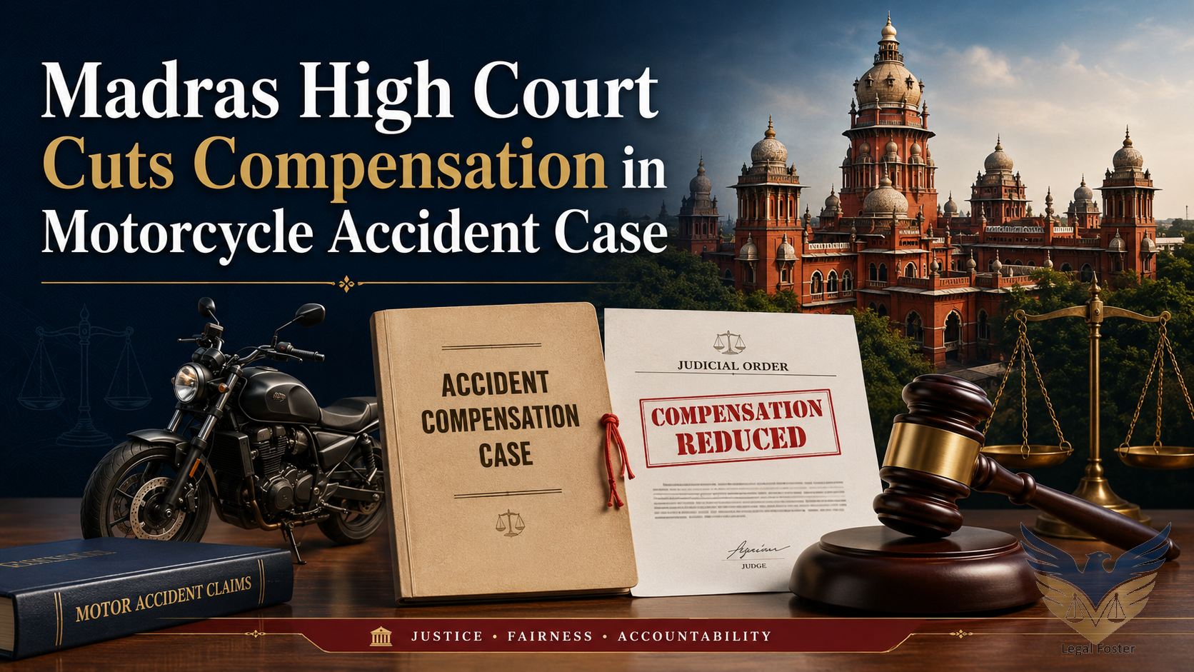 Madras HC Cuts Compensation in Motorcycle Accident Case Involving Girlfriend on Pillion