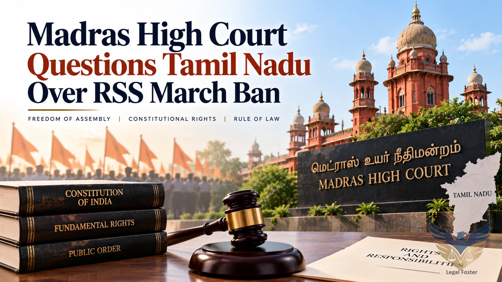Madras High Court Questions State’s Refusal to Allow RSS Marches, Asks “What Is Your Fear?”